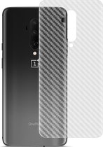 Voor OnePlus 7T Pro IMAK PVC koolstofvezel textuur doorschijnende feel-back film (wit)