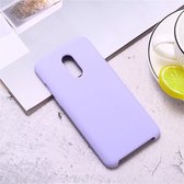Ultradunne vloeibare siliconen valbestendige beschermhoes voor OnePlus 7 (paars)