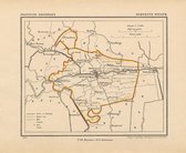 Historische kaart, plattegrond van gemeente Winsum in Groningen uit 1867 door Kuyper van Kaartcadeau.com