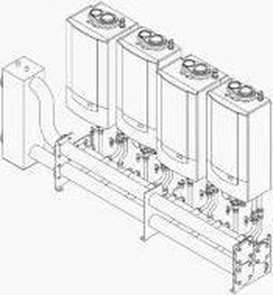 Remeha Cascadesysteem L3 dn65
