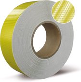 Reflectietape geel 50 mm x 5mtr