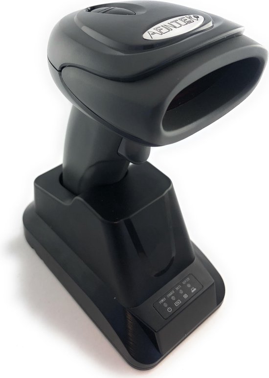 Draadloze Barcodesscanner 1D barcodes met oplaadstation/Houder | 2.4Ghz
