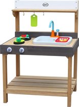 AXI Rosa Zand & Water Speelkeuken Medium - Incl. 17-delige accessoire set - Modder Keuken