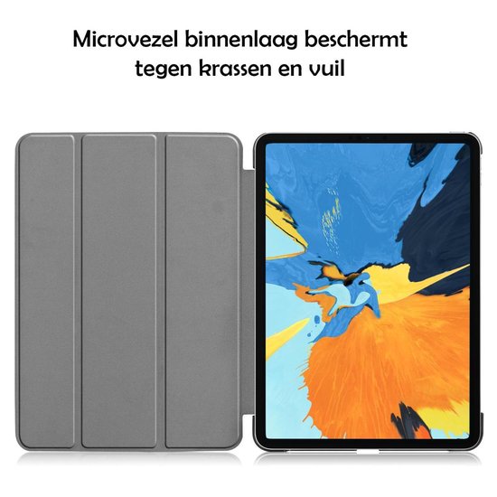 LUQ® iPad Pro 2020 Case 11 pouces Book Case Cover Sleeve - Vert foncé