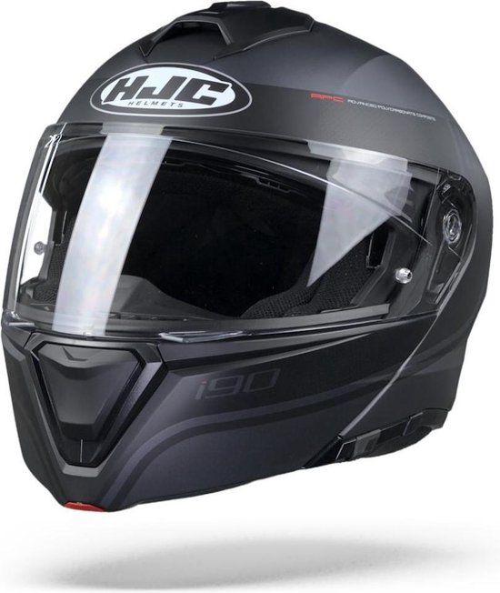 HJC I90 DAVAN Zwart Systeemhelm - Motorhelm - Maat L | bol.com