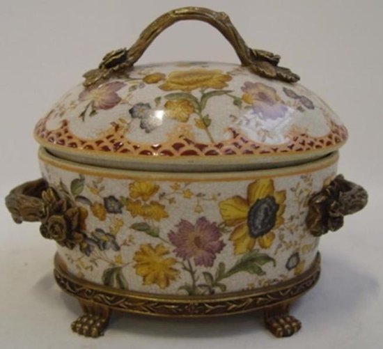 Boîte papier humide ELEGANCE avec récipient en porcelaine chromée