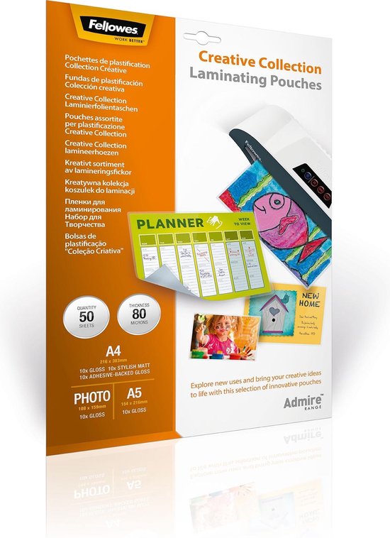 Fellowes Pochette De Plastification A4