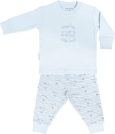 Frogs and Dogs | Pyjama Geborduurd | Blauw | Maat 86