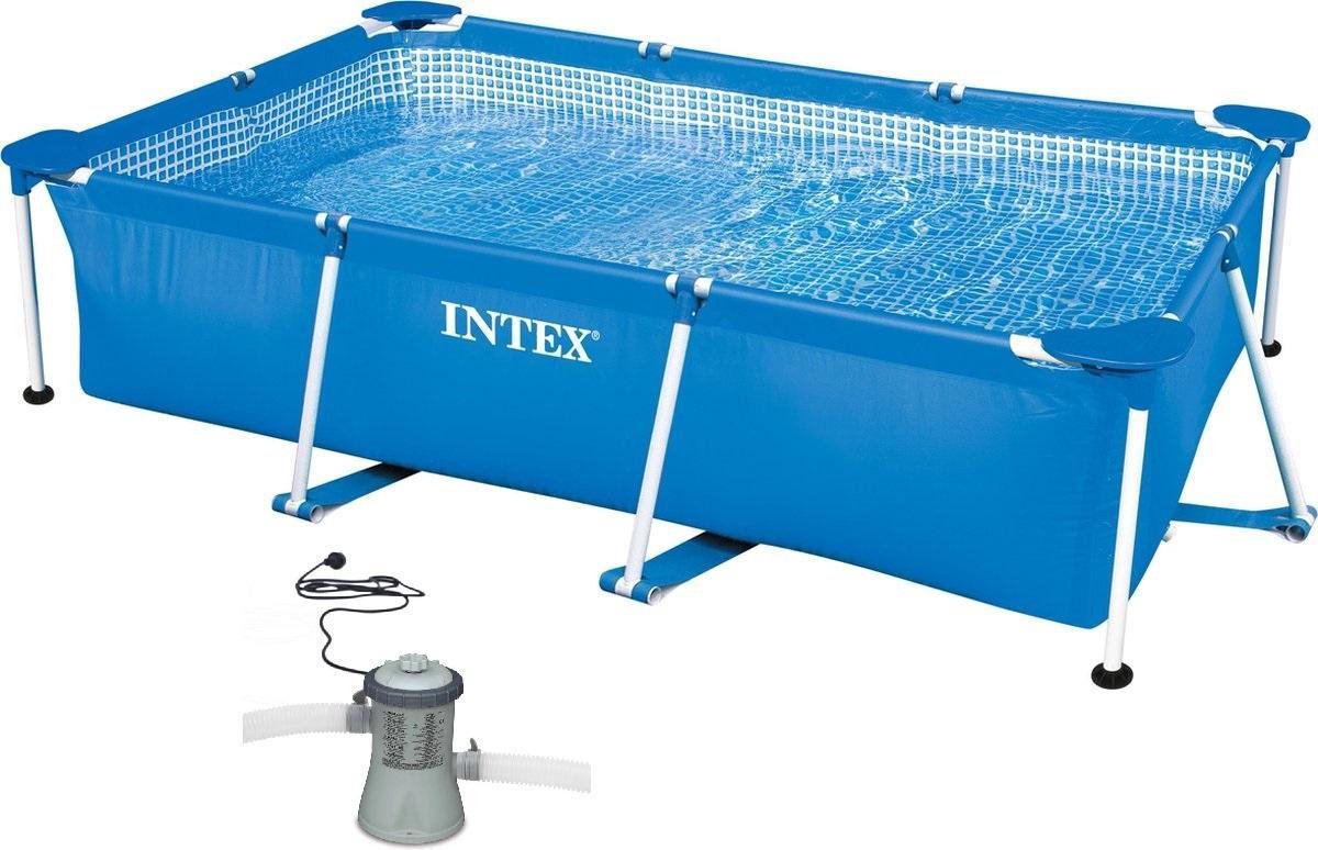 Intex Zwembad Frame Pool 260x160x65cm (met filterpomp) | bol.com