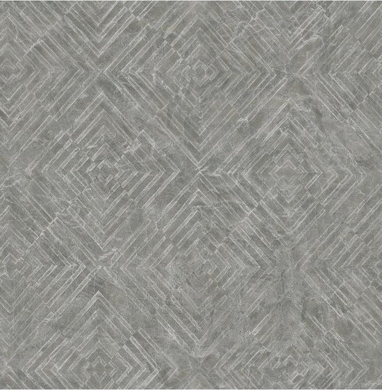 Restored Labyrinth (vliesbehang, grijs) | bol.com