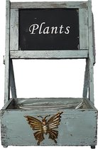 Bloemenbak - Plantenbak - Vintage Blue