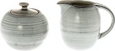 Riverdale - Suiker & melk set Metz - 20cm - grijs - Grijs
