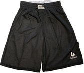 Burned Big Hole Mesh Short Dubbelzijdig - Sportbroek - Zwart / Wit - L