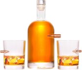 Lucky Shot USA - Bullet Whiskey Decanter - Whisky karaf - 0,8 liter