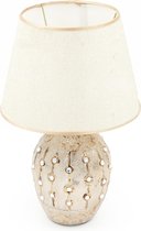 Tafellamp / Decoratielamp - Keramiek - Beige