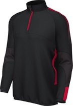 RUGBEE EDGE PRO TEAM MIDLAYER ZWART/ROOD 2XL