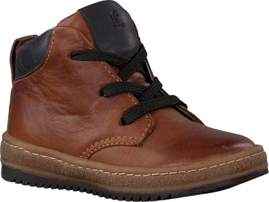Jochie \u0026 Freaks Jongens Hoge sneakers 19252 - Cognac - Maat 23 | bol.com