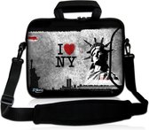 Sleevy 17,3 laptoptas I love New York