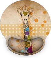 Muismat polssteun giraffe - Sleevy - mousepad - Collectie 100+ designs