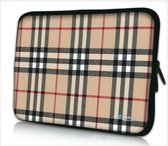 Tablet hoes / laptophoes 10,1 inch ruiten chic - Sleevy - laptop sleeve - laptopcover - Alle inch-maten & keuze uit 250+ designs! Sleevy - tablet sleeve