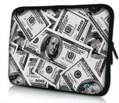 Sleevy 15.6 laptophoes dollars - laptop sleeve - Sleevy collectie 300+ designs