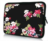 Sleevy 14 laptophoes gekleurde bloemen - laptop sleeve - laptopcover - Sleevy Collectie 250+ designs