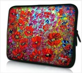 Sleevy 11,6 laptophoes geschilderde bloemen - laptop sleeve - laptopcover - Sleevy Collectie 250+ designs