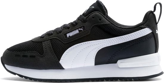 Puma R78 Jr Lage sneakers - Jongens - Zwart - Maat 38 | bol.com