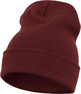 Yupoong beanie muts long maroon