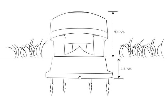 TIC B16 - 6 " Premium In-Grond 360° Omnidirectionele 70V Weerbestendige Speaker — afbeelding 4