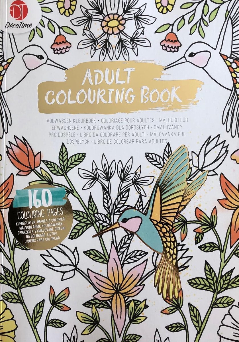 Leukste kleurboek voor volwassenen: Deco Time – 160 pagina’s