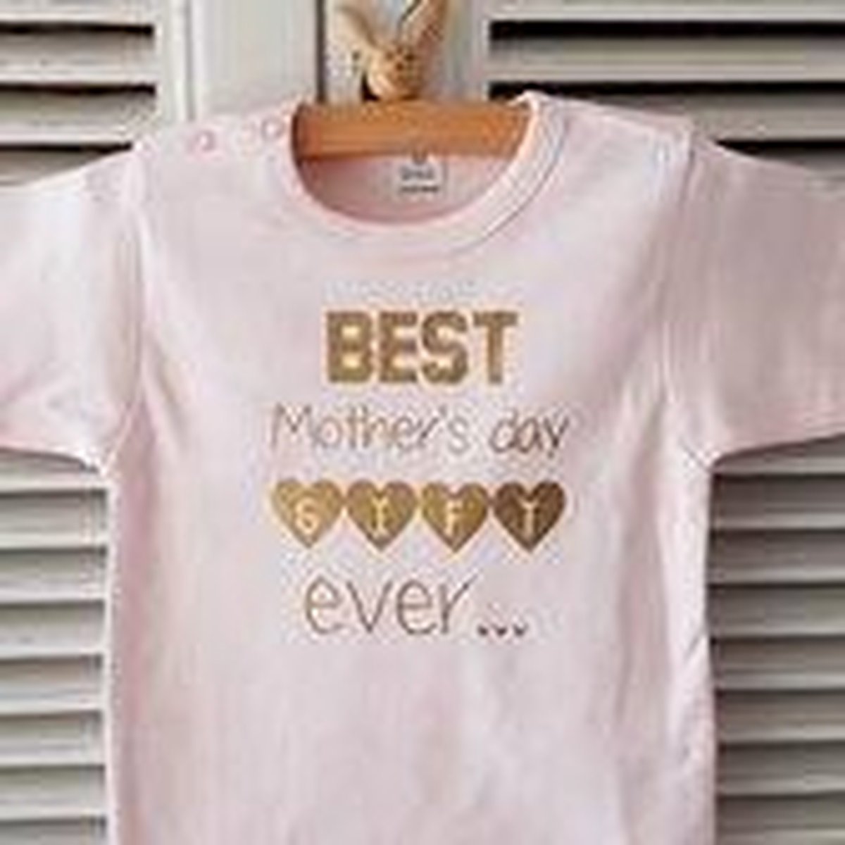 romper baby met tekst eerste moederdag mama