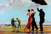 BANKSY Nuclear Waste Ballroom Crude Oil Canvas Print