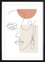 Abstract Face Vol.2 Poster (21x29,7cm) - Wallified - Abstract - Poster - Print - Wall-Art - Woondecoratie - Kunst - Posters