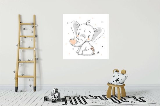 Baby Elephant - surprendre avec une impression sur toile - Photowall