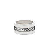 SILK Jewellery - Zilveren Ring - Brahma - 631.18 - Maat 18