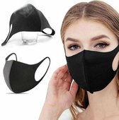 Mondmasker - Mondkapje - Gezichtsmasker - Zwart - Afwasbaar