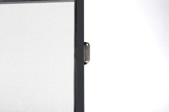 Hordeur - Magnetisch - met Scharnieren - Max 100x215 cm - op Maat te Maken - Zwart