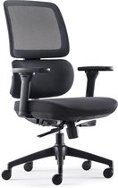 BenS 839-Ergo-4 Chaise de bureau ergonomique luxueuse avec un mécanisme Donati et un support lombaire réglable saisissant Conforme aux normes EN1335 et Arbo