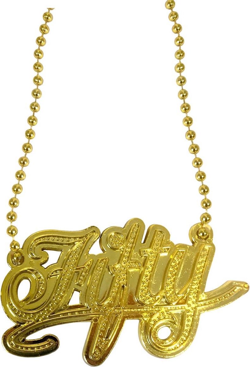 Afbeelding van product Merkloos / Sans marque  Gouden Ketting Fifty
