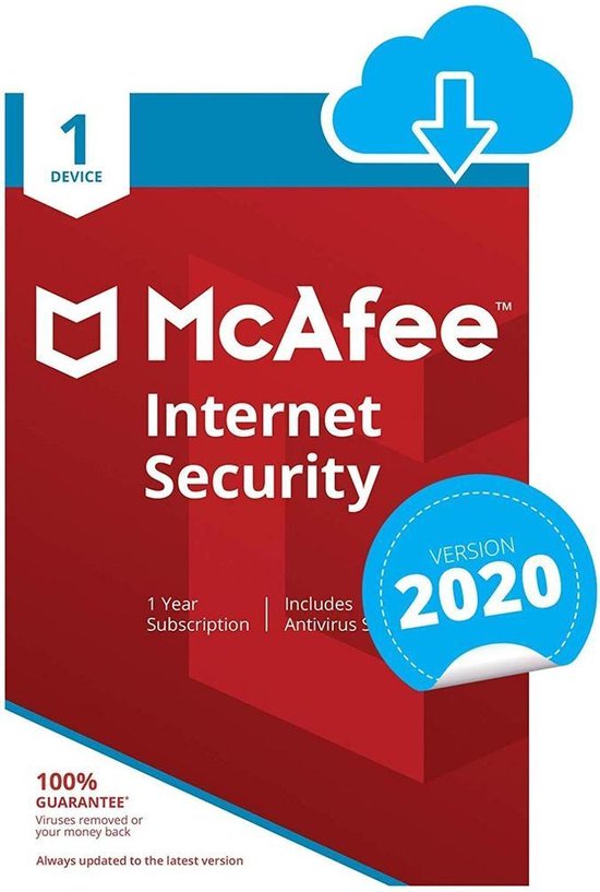 McAfee Internet Security 1DEV SUB1:1 NL_FR