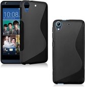 HTC Desire 650 Hoesje Tpu Siliconen Smartphone Case S-Style Zwart