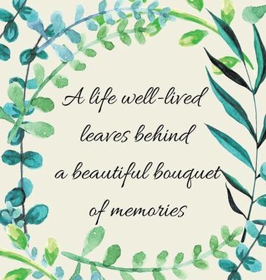 In Loving Memory Condolence Book (Hardback cover) - cover