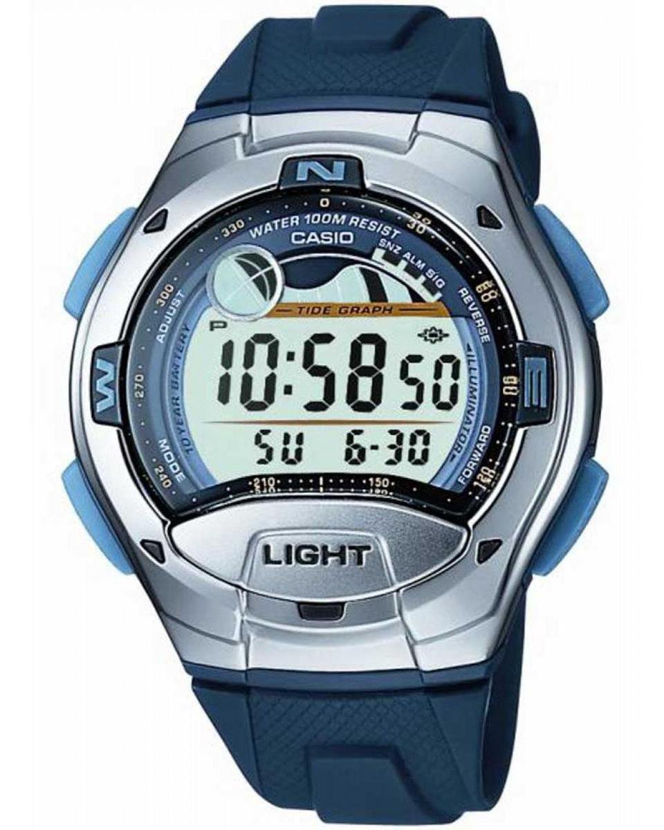 Casio CASIO Collection W-753-2AVES Horloge - Resin - Blauw - Ø 42 mm