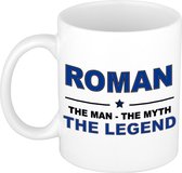 Roman The man, The myth the legend cadeau koffie mok / thee beker 300 ml