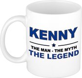 Kenny The man, The myth the legend cadeau koffie mok / thee beker 300 ml