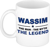 Wassim The man, The myth the legend cadeau koffie mok / thee beker 300 ml