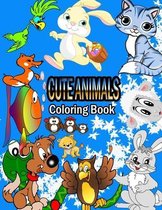 Cute Animals Coloring Book