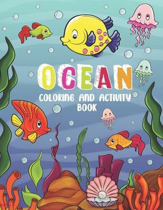 Ocean Coloring and Activity Book 9798641199559 Boeken