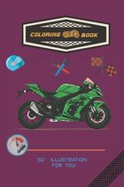 Motorcycles Coloring Book